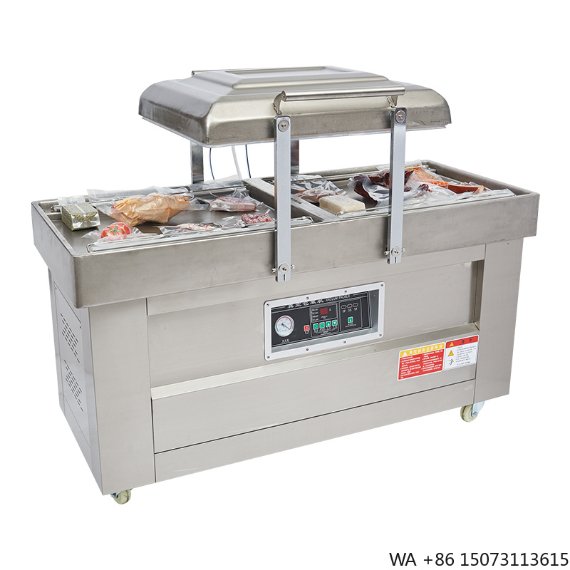 Meal Prep Kitchen - 半自動二室真空シーラー包装機 DZ400/2SB フィルム・パウチ・箔用真空包装機