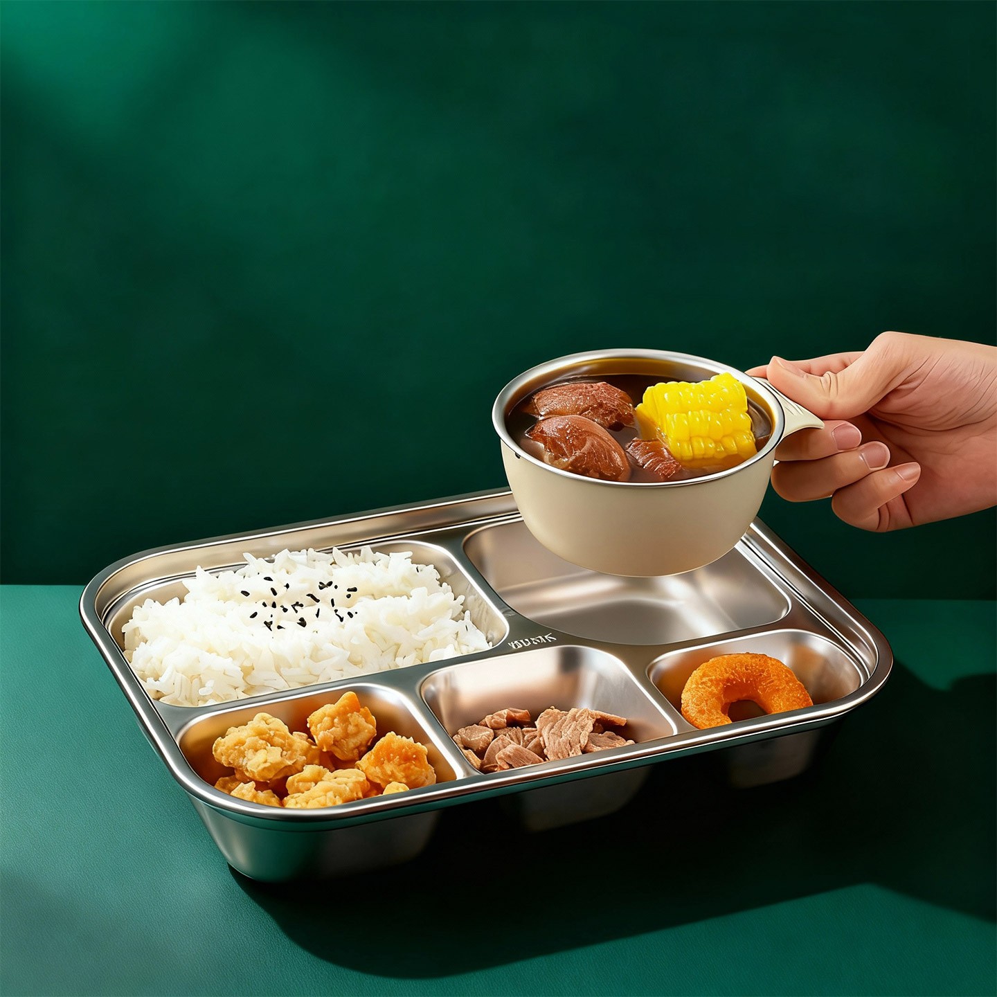 304ステンレス製分割弁当箱、携帯用密閉フルーツサラダフード - Meal Prep Lunch Boxes のレビューと価格