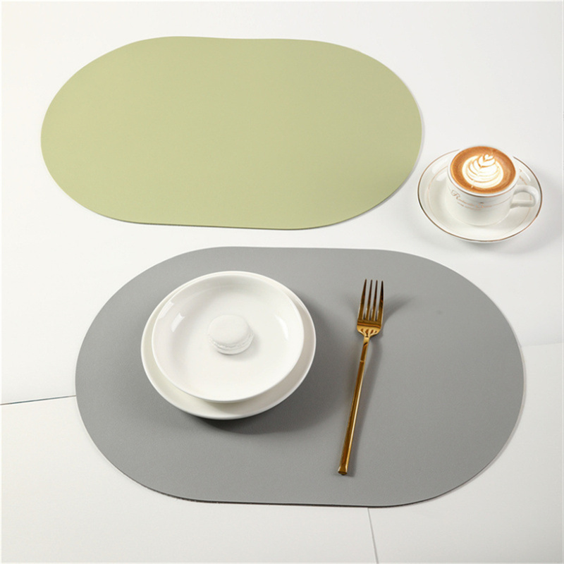 30x45CM ソリッドカラー PUレザー プレースマット  - Food Prep Mat のレビューと価格