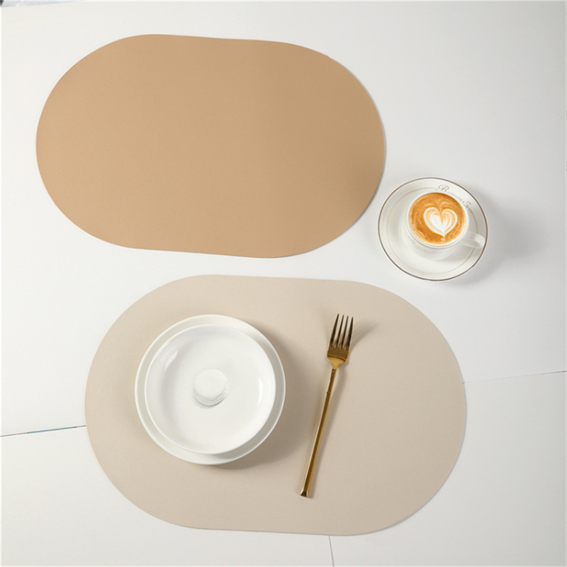 30x45CM ソリッドカラー PUレザー プレースマット  - Food Prep Mat のレビューと価格