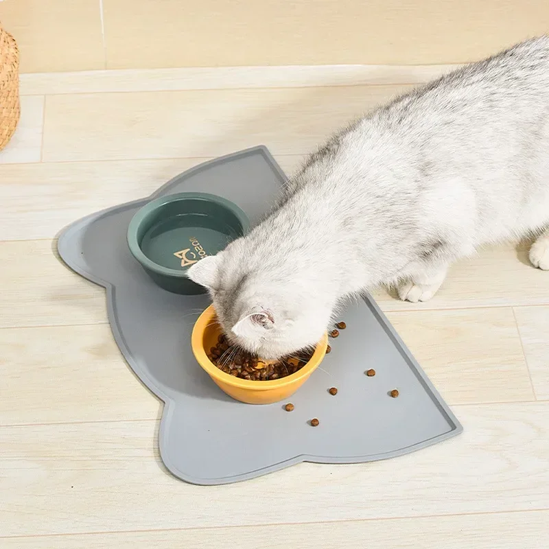 犬と猫のためのポータブルシリコンペットフィーディングマット, - Food Prep Mat のレビューと価格