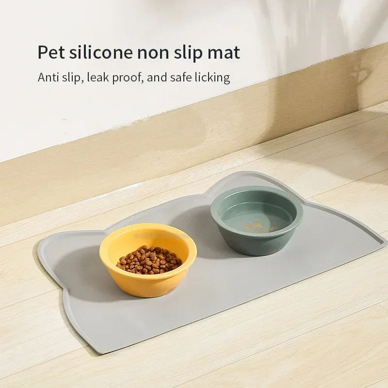 犬と猫のためのポータブルシリコンペットフィーディングマット, - Food Prep Mat のレビューと価格