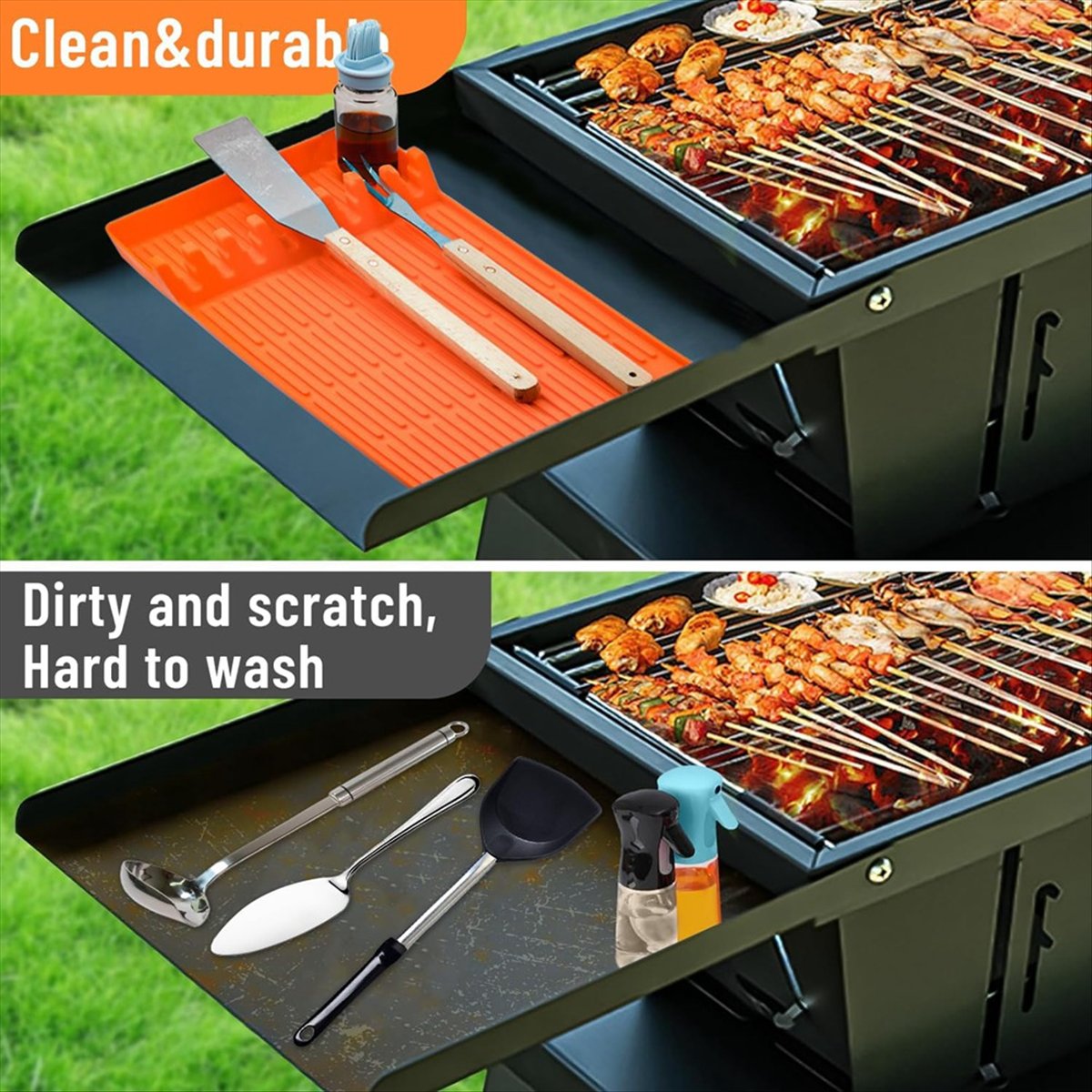 M10Kシリコングリルパッド、屋外グリルキッチンカウンター用 - Food Prep Mat のレビューと価格