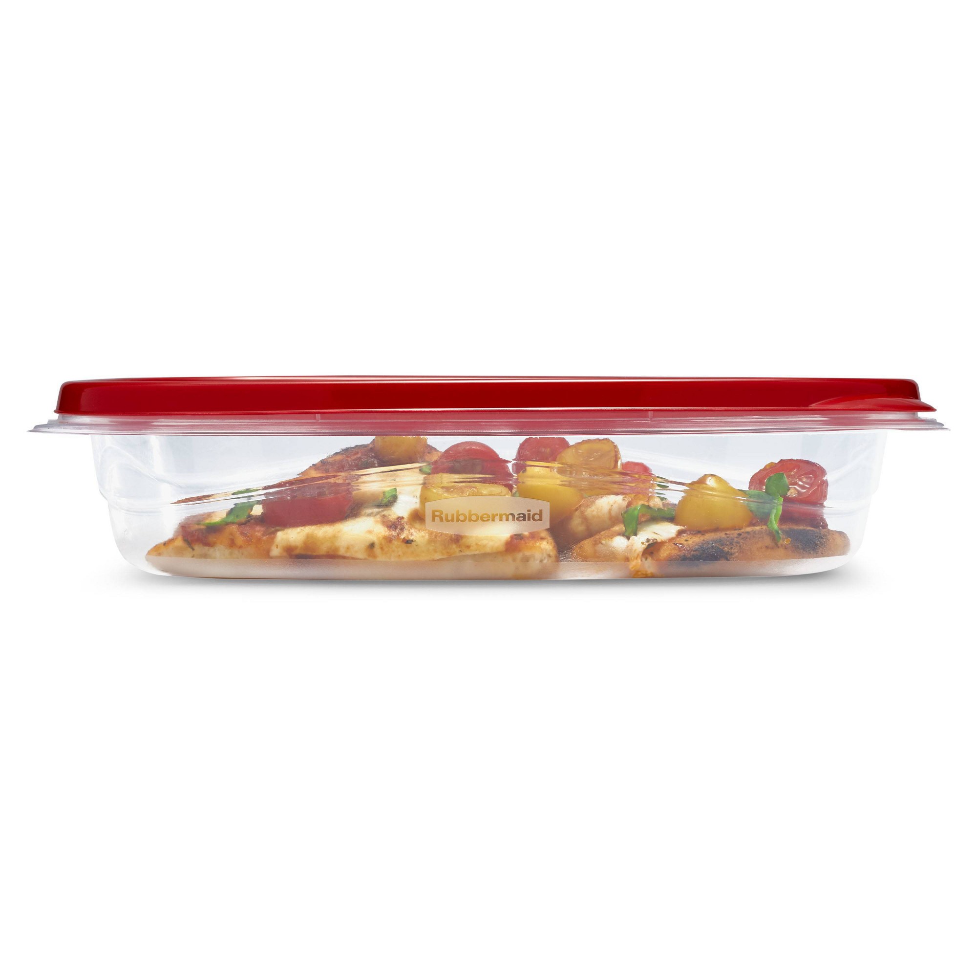 赤い長方形の食品保存容器3個（蓋付き）、4カップ用の再利用可 - Meal Prep Kitchen のレビューと価格