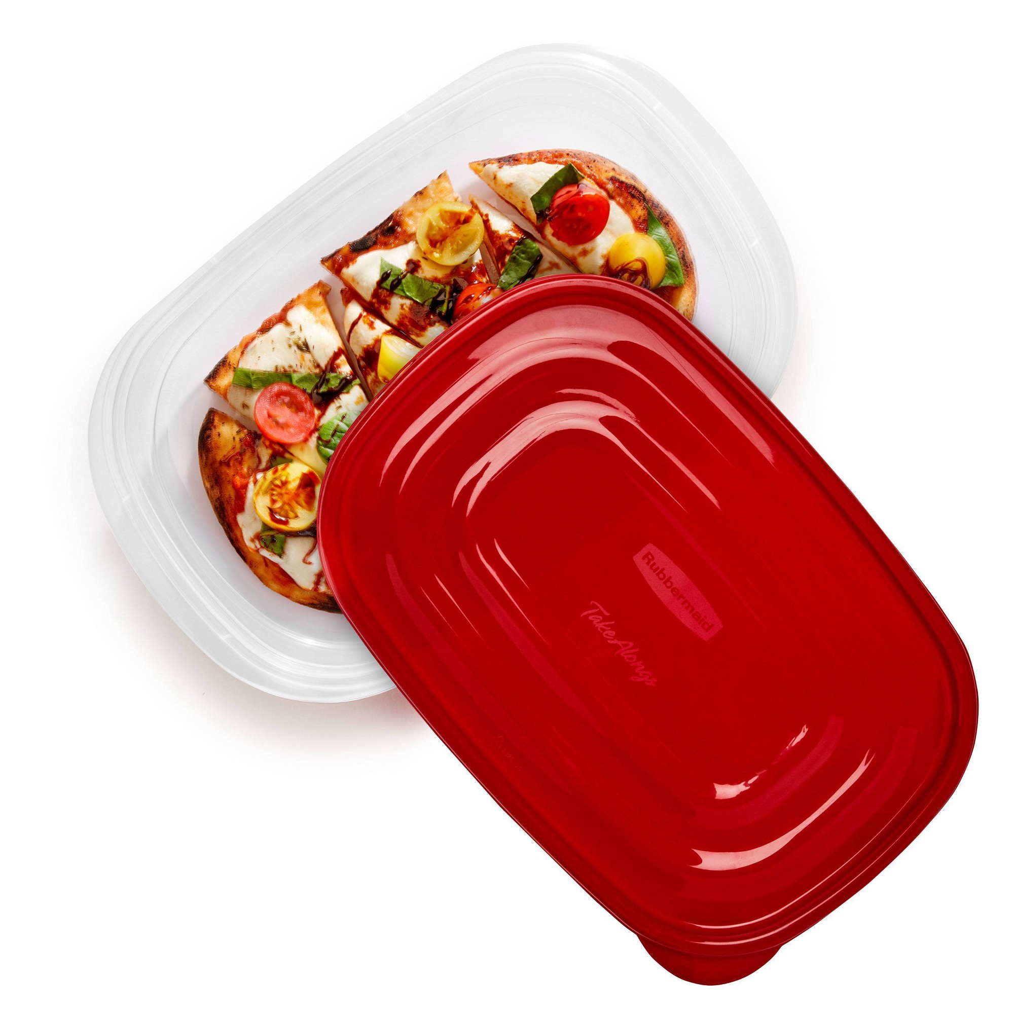 赤い長方形の食品保存容器3個（蓋付き）、4カップ用の再利用可 - Meal Prep Kitchen のレビューと価格