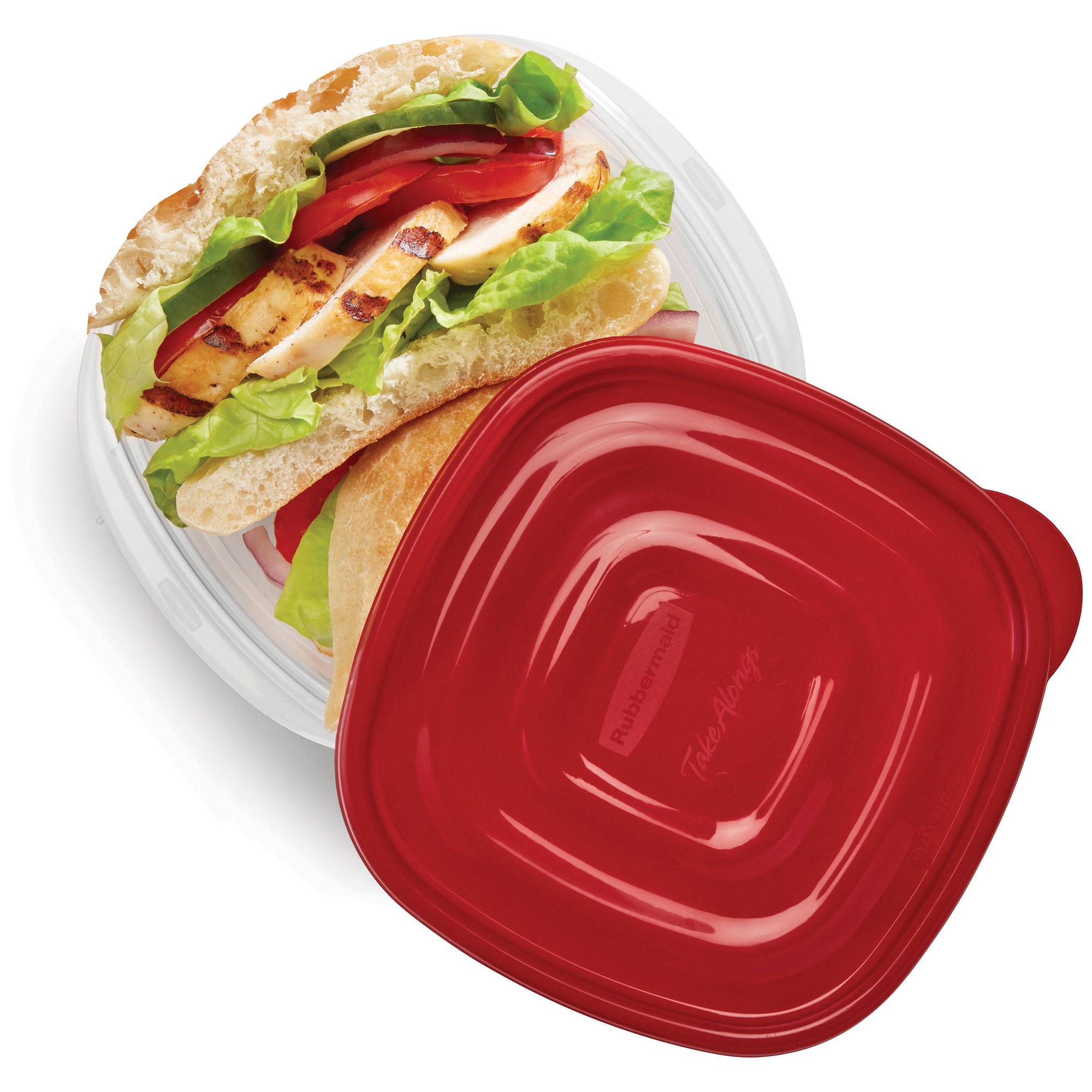 赤い蓋付き食品保存容器5個セット、1.26カップの再利用可能 - Meal Prep Kitchen のレビューと価格