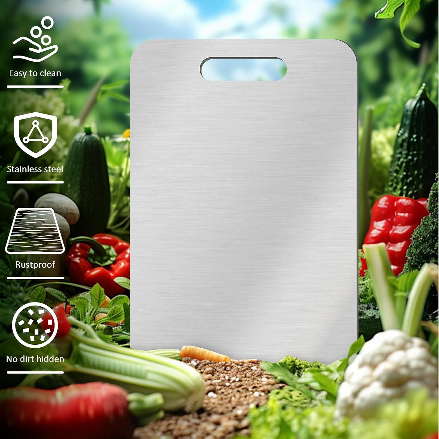 食品グレードの両面カッティングボード1パック、新しくアップグ - Food Prep Mat のレビューと価格